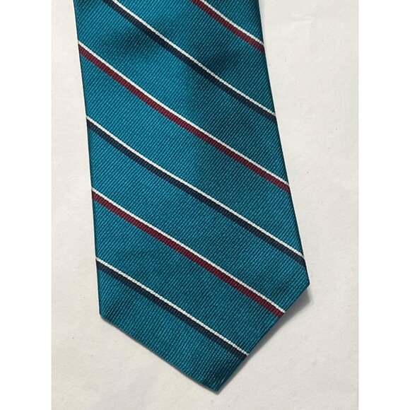 Pierre Balmain 100% Italian Silk Tie Teal - Picture 5 of 6